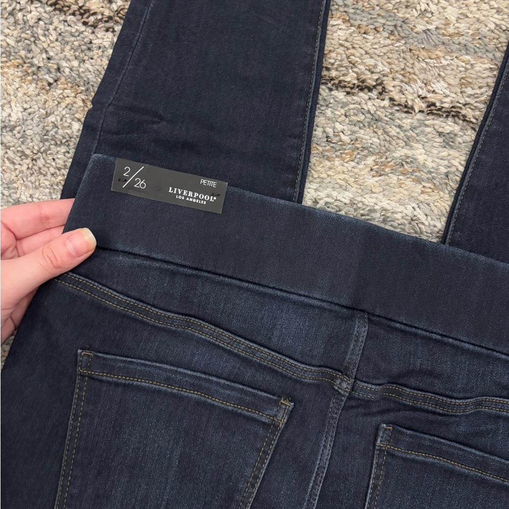 Liverpool Pull-On Ankle Skinny Jeans Sz 2/26P NWT | Liverpool Skinny Jeans NEW- - Picture 10 of 13